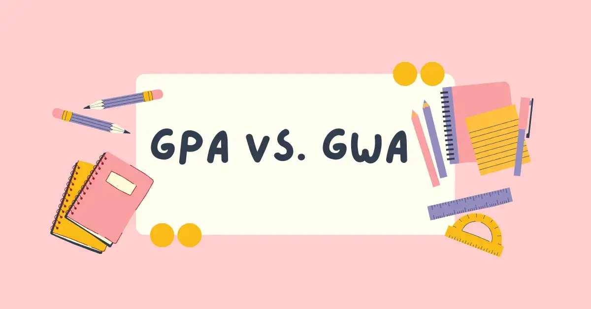 GPA vs. GWA