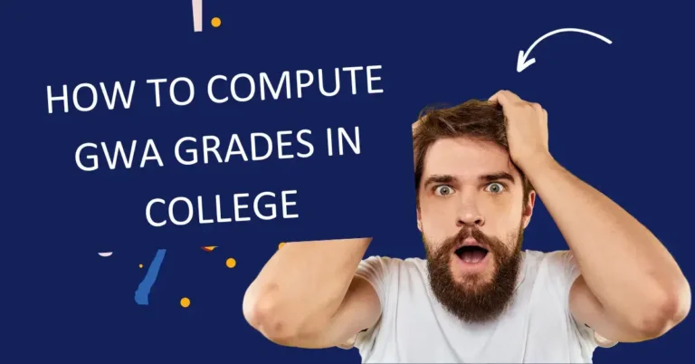 How to Compute GWA Grades in College, Philippines