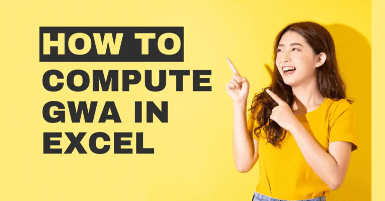 How to Compute GWA in Excel: A Comprehensive Guide with GWA Calculator Excel