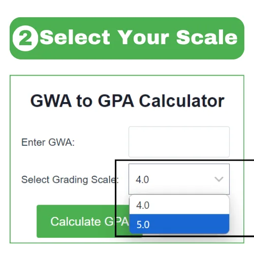 Select your Grading Scale