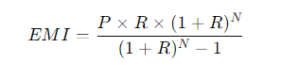 Formula of EMI