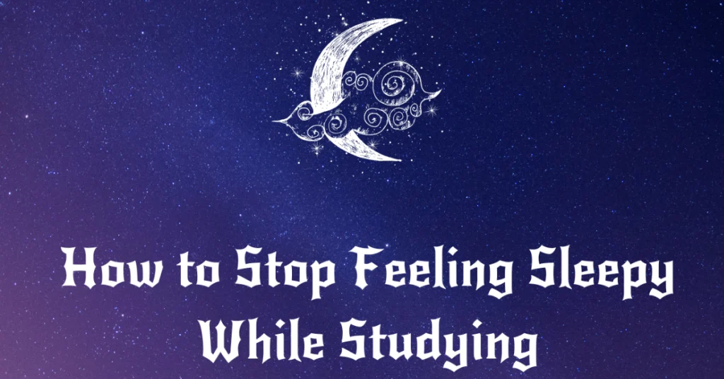 How to Stop Feeling Sleepy While Studying