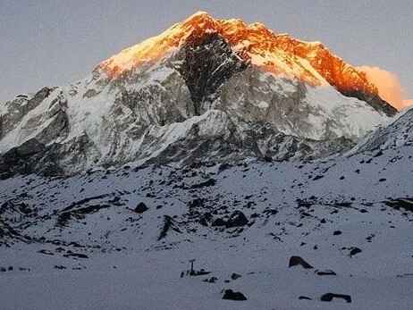Everest Base Camp is located in Solukhumbu district.